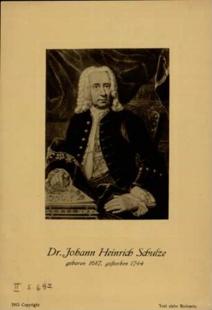 Johann Heinrich Schulze (Arzt)