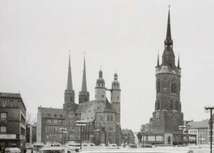 Roter Turm : Marktkirche St. Marien und Roter Turm