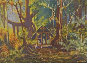 Hinduistisches Heiligtum im Urwald