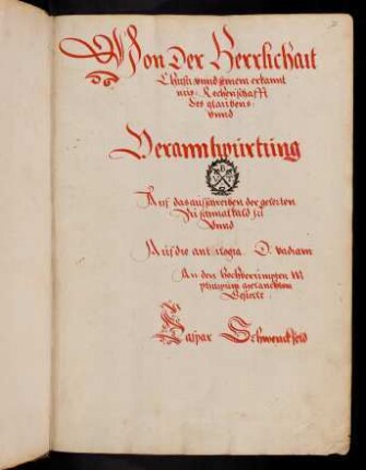 IIr-IIv, Titelblatt
