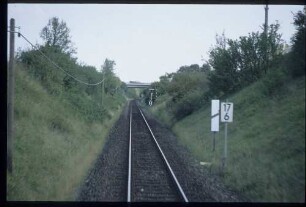 Strecke in km 17+600