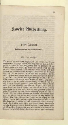 Beschreibungen und Schilderungen