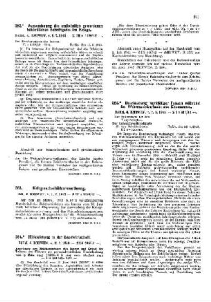 Aussonderung des entbehrlich gewordenen behördlichen Schriftgutes im Kriege : [Allgemeine Verwaltungssachen] ; [Für das Reich] ; [Amtliche Erlasse] ; [Amtlicher Teil]
