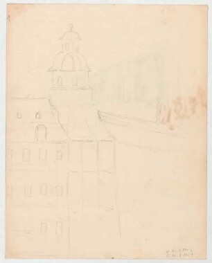 Thiersch, Friedrich von; Bad Berleburg (Nordrhein-Westfalen); Schloss, Umbau - Teilansicht