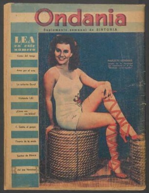 [Fotografía de] Paulette Goddard