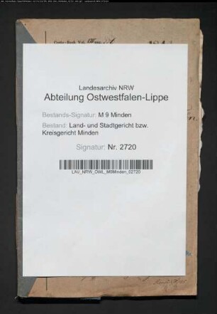 Erblasser: Tissen, Johann; Erblasser: Tissen, Reinhardine, geb. Möller: