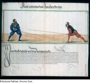 Ainn rechte unnd ain Linnckhe offne hut, Blatt 195r