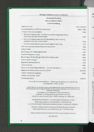 Wichtige Telefonnummern und Adressen