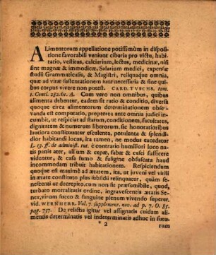 Facvltatis Jvridicae Ex-Decanvs, Conr. Wilhelmus Strecker, JCtus ... Ad Avdiendam Lectionem Cvrsoriam ad L. de alimentis 8. C. de transact. Et Dissertationem Inauguralem Ad Diem IV. Febrvarii, MDCCXXXVIII. Lectorem Benevolvm Perhvmaniter Invitat