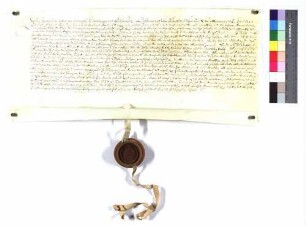 Lehenrevers des Heinrich Wilhelm von Woellwarth zu Waiblingen und Fachsenfeld für Propst Johann Jakob zu Ellwangen über Killingen, den Hof zum Rötenberg, Baiershofen, Röthardt, Bernlohe, Westhausen und ein Drittel am großen und kleinen Zehnten zu Ober- und Unterböbingen