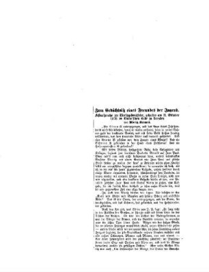 Zum Gedächtnis eines Freundes der Jugend : Festansprache zur Nieritzgedenkfeier, gehalten am 11. Oktober 1878 im Lincke'schen Bade zu Dresden