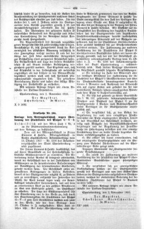 No. 19 (290-312) (307,308), 09. November 1910