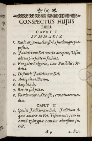 Conspectus Hujus Libri.