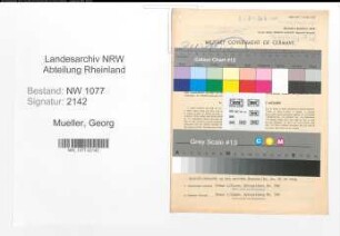 Entnazifizierung Georg Mueller , geb. 21.08.1897 (Polizist)