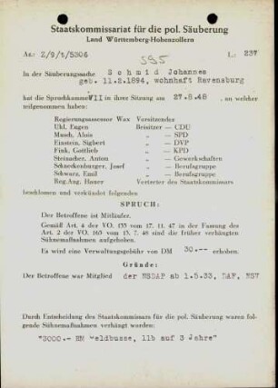 Schmid, Johannes