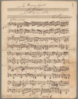 Das Mädchen von Juda, arrangiert, pf, op. 105/5 - BSB Mus.Schott.Ha 11151-2