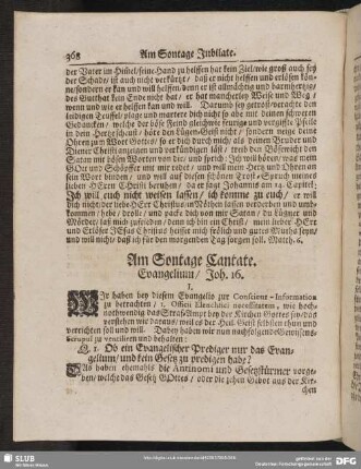 Am Sontage Cantate