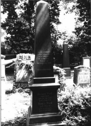 Grabstein 233 [Hahn S. 222 Grab-Nr. 907/908]