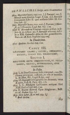 308-338, Caput III. - Caput IV.