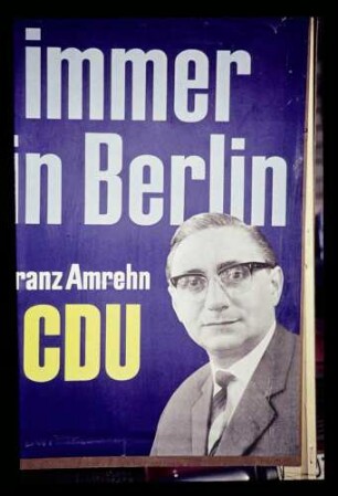 Plakat CDU 17.1.63.