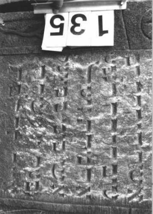 Grabstein 135 (Detailaufnahme)