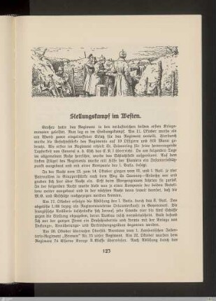 Stellungskampf im Westen
