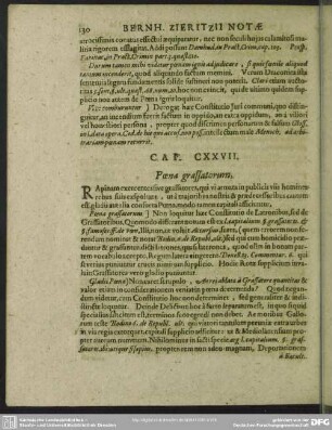 Cap. CXXVII. Poena grassatorum