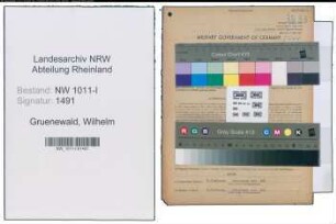 Entnazifizierung Wilhelm Gruenewald , geb. 23.03.1901 (Verwaltungsangestellter)