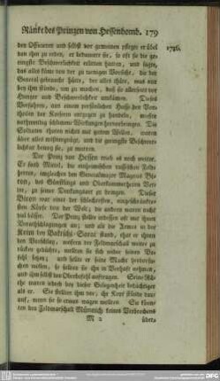 Ränke des Prinzen von Hessenhomb.