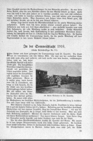 In der Sommeschlacht 1916.