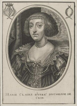 Bildnis der Marie Claire d'Vreé de Croy