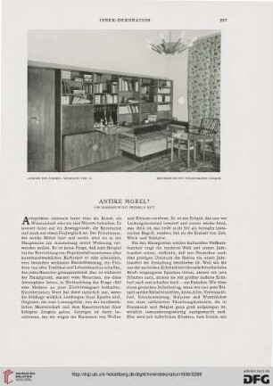 47: Antike Möbel?
