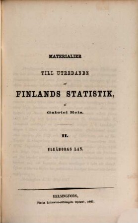 Bidrag till kännedom av Finlands natur och folk, 10. 1867