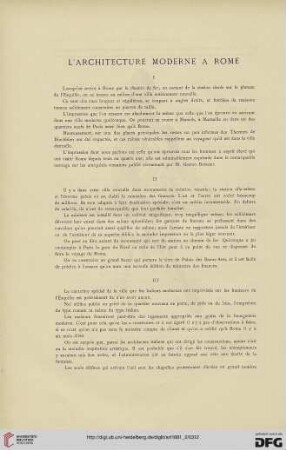7: L' architecture moderne a Rome