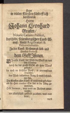 Lob- und Danksagungen