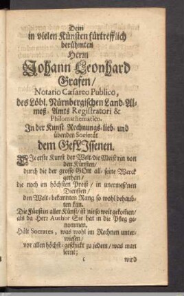 Lob- und Danksagungen