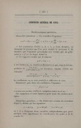 Concours général de 1895.
