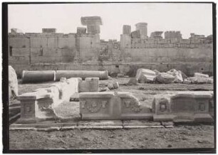 Nordbassin, Baalbek: Nordseite