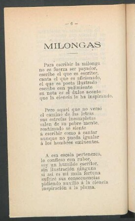 Milongas