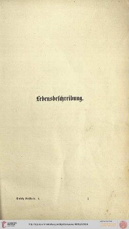 Lebensbeschreibung