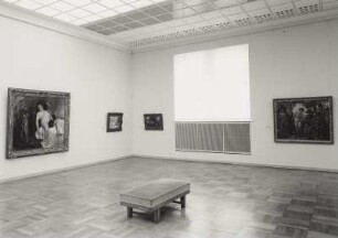 Raumaufnahme mit Gemälden von Lovis Corinth