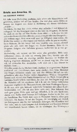 Briefe aus Amerika, 3