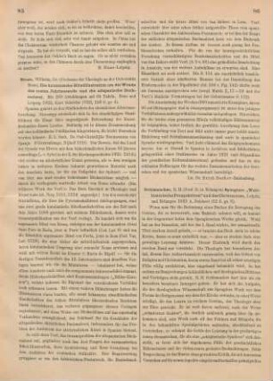 86-88 [Rezension] Grützmacher, R. H., Sprenglers "Welthistorische Perspektiven" und das Christentum