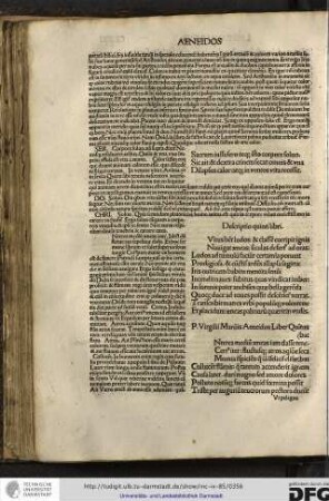Publii Virgilii Maronis Aeneidos liber quintus.