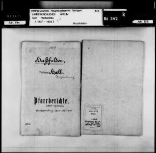 Haßfelden: Pfarrberichte und Pfarrbeschreibungen