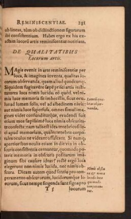 De Qualitatibus Locorum artis.