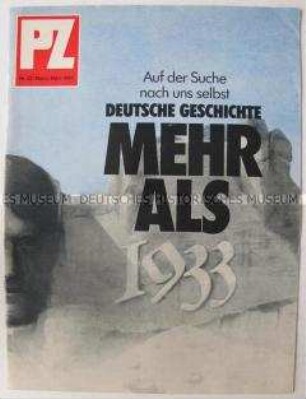 Wochenzeitschrift "PZ" u.a. zur deutschen Geschichte