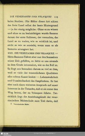 XXII. Die Venezianer Und Velasquez