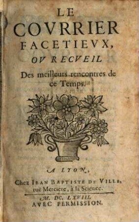 Le Courrier facetieux