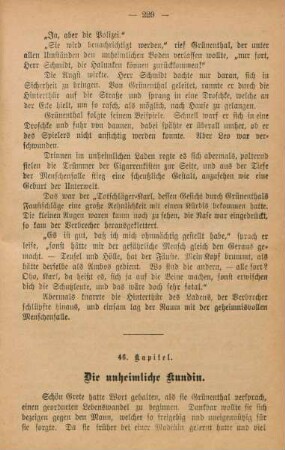 46. Kapitel. Die unheimliche Kundin.